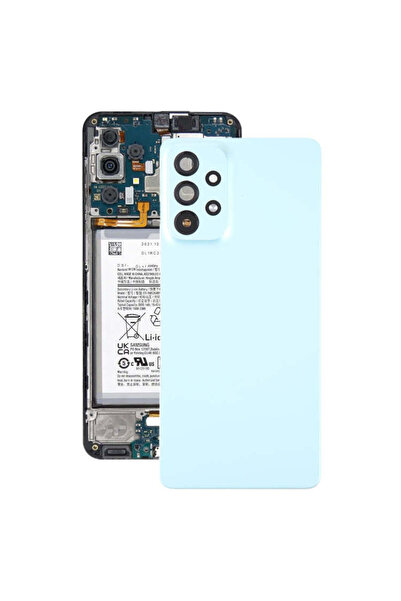 indirimplus Samsung Galaxy A73 5G SM-A736B Arka Kapak Pil Kapağı, Kamera Lens...