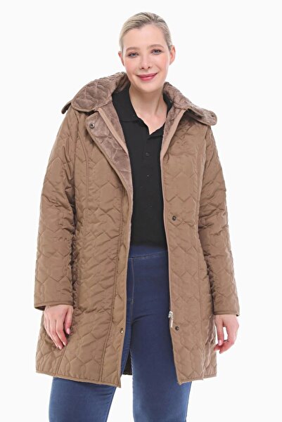 TUTveAL Collection Αδιάβροχο παλτό, Καπιτονέ Plus Size, Γούνινο παλτό, Παλτό,