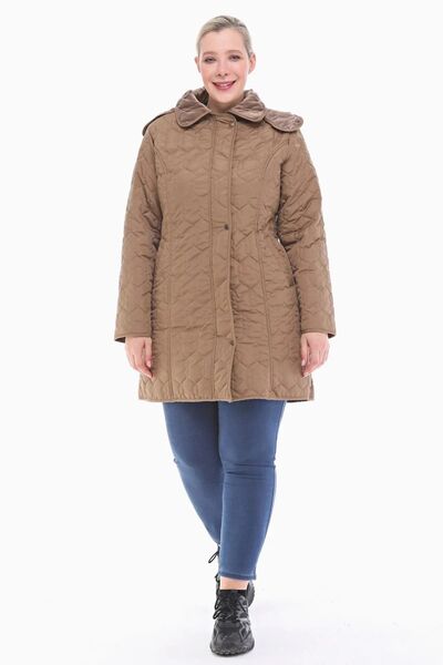 TUTveAL Collection Αδιάβροχο παλτό, Καπιτονέ Plus Size, Γούνινο παλτό, Παλτό,