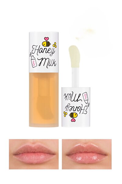 MutluBiDünya Bal Ve Süt Özlü Besleyici Ve Nemlendirici Dudak Bakım Yağı Honey...