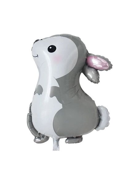 asöy Rabbit Foil Balloon Cute Rabbit Balloon 53X70 cm