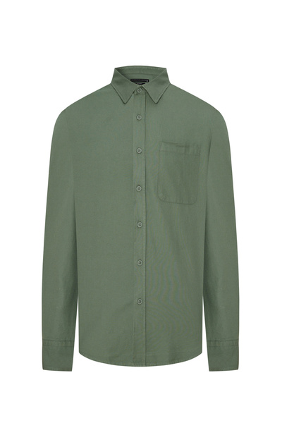 Mudo REGULAR FIT TEK CEPLİ UZUN KOLLU GÖMLEK