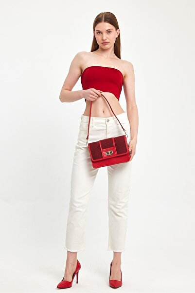 Aron Atelier Sienna Kırmızı Kadın Omuz Çantası