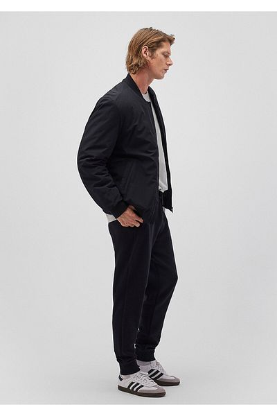 Mavi Strukturierte schwarze Jogginghose 066025-900