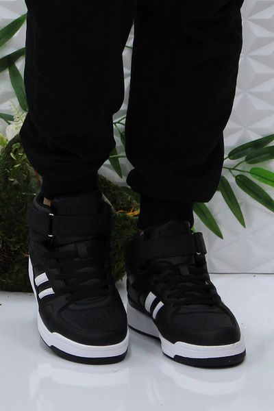 Kinetix Ανδρικά αθλητικά παπούτσια Wilmo Pu Hi Black White Άνετα Γνήσιο Προϊόν Sneaker