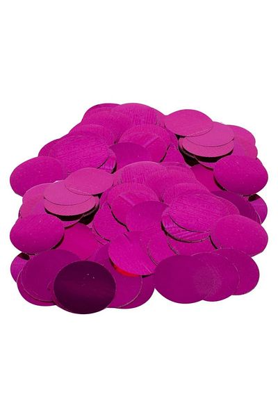 asöy Fuchsia Transparent Balloon Confetti Scale 1 Pack