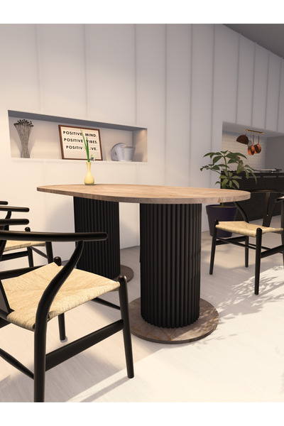 moka park avm YEMEK MASASI MUTFAK MASASI OVAL DEKOARATİF KATLANBİLİR