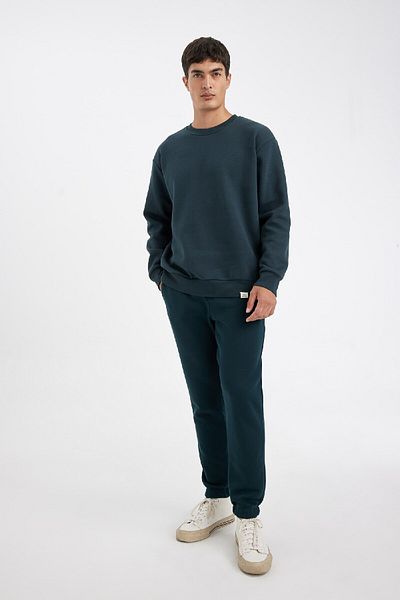 DeFacto Relaxed Fit – dicke Jogginghose, elastisches Bein mit Schnürung und Taschen U7438az24au