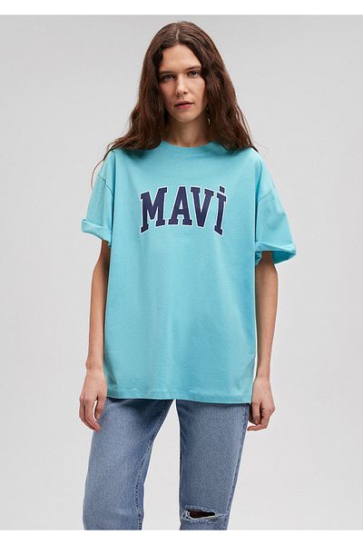 Mavi Logo Printed Green T-Shirt Regular Fit / Regular Fit1600843-71463