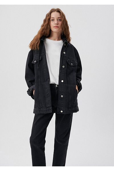 Mavi Lexa Dark Smoke Grey Jeansjacke 110641-82671