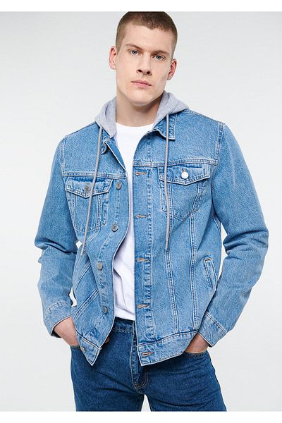 Mavi Отворено дънково яке Brandon от 90-те -0167983860