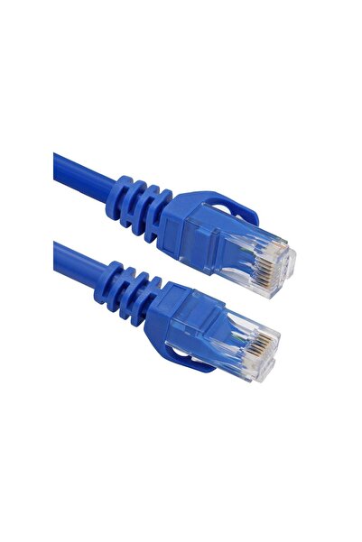 TELDATA Data-T561 Tld-030M Cat6 0.30Mt Blue Utp Patch Cable