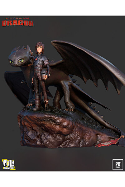 Hiccup Toothless and Hiccup - Collectibles Figure | 24 cm |
