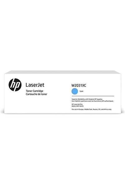 Universal منتج مشروع مضمون من HP W2031XC Cyan Blue بسعة 6000 صفحة من الحبر