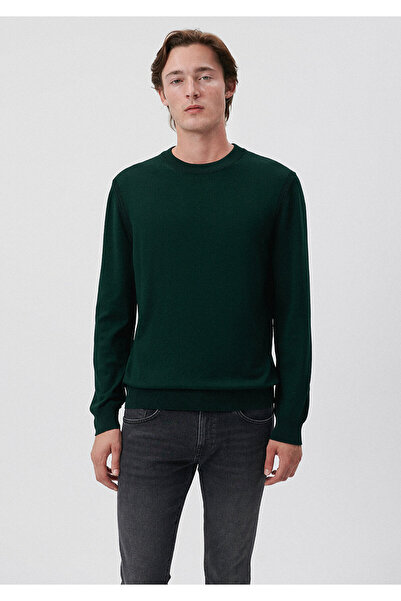 Mavi Bisiklet Yaka Yeşil Kazak Regular Fit / Normal Kesim 0710137-85370