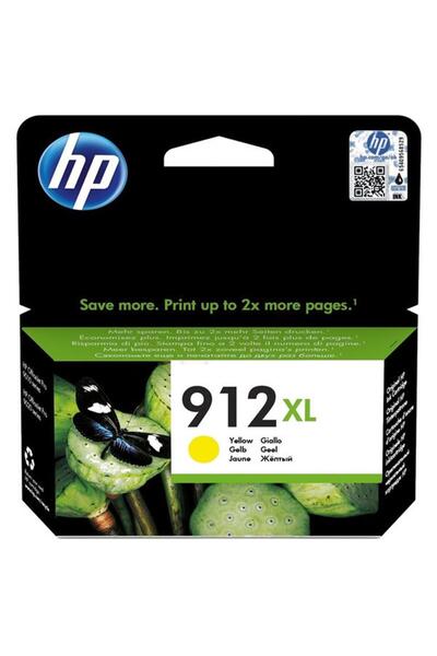Universal Hp 912xl high capacity yellow cartridge 3yl83a
