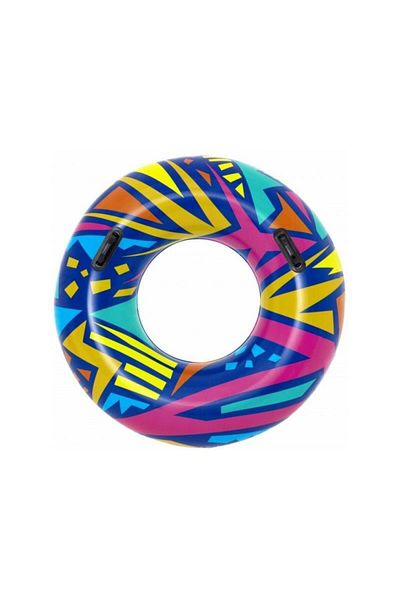 BESTWAY Geometric Patterned 107 cm Bagel with Handle