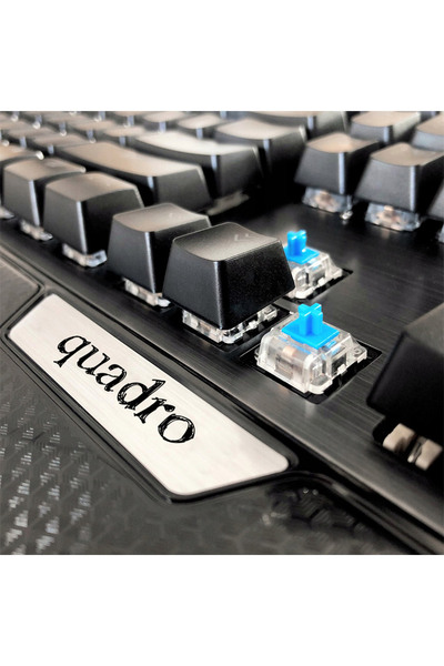 Quadro Q USB Trk Tron X100 Mechanical Gaming Keyboard Rgb