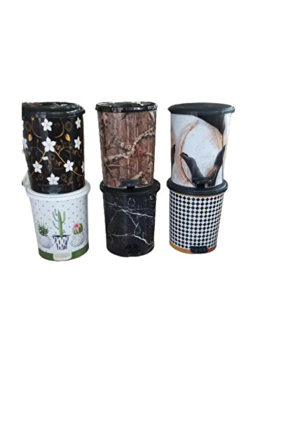 OEM Patterned Pedal Trash Can No:3 Royaleks-Mrd153