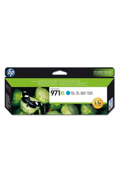 Universal Hp 971xl cyan blue 6,600 page cartridge cn626a