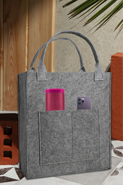 YUNUSOĞLU HOME Multi-Purpose Felt Organizer Mother Baby Care Bag Shoulder and Hand Strap Bag