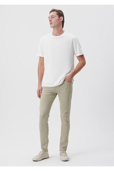 Mavi James Beige Gabardine Trousers 0042485233