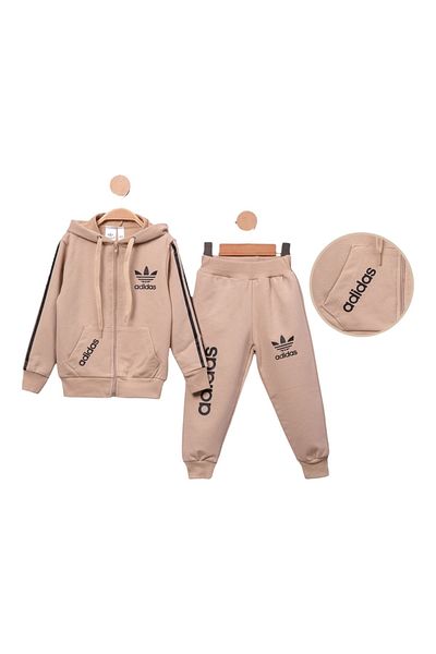 SULİFESTORE Writing Printed Kids Suit