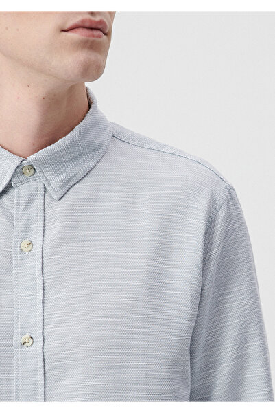 Mavi Šedá vypasovaná košile - střih sedící na těle 020579 -70130