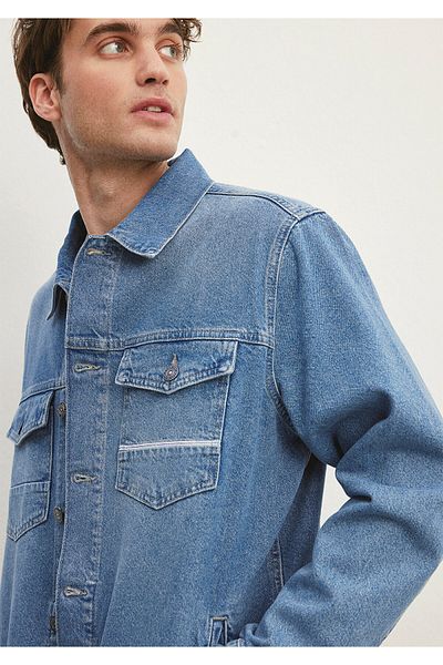 Mavi Loran Premium Blue Indigo Blue Jean Jacket0110003-86551