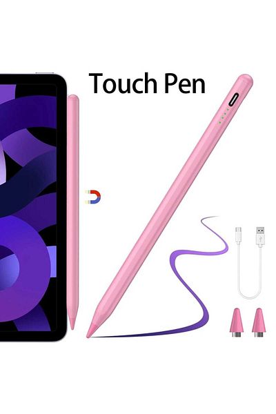 gökmer iPad Pencil Tablet Pen Ipad7/8/9/10/11 iPad Pro 3/4/5/6 Air3/4/5/6 iPad Mini Compatible Pink