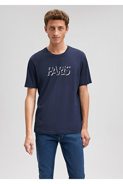 Mavi Παρίσι εμπριμέ μπλουζάκι σε κανονική εφαρμογή / κανονική εφαρμογή0611955-70490