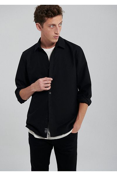 Mavi Μαύρο πουκάμισο Slim Fit / Slim Fit0210944-900
