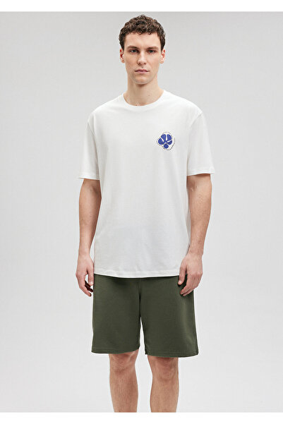 Mavi Back Printed White T-Shirt Loose Fit / Loose Relaxed Fit0612028-70057