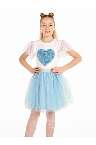 Civil Girls 4-9 Years Old Girl's Blue Skirt
