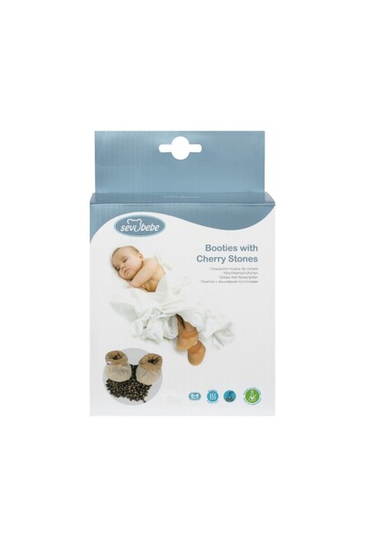 Sevi Bebe Thermal Booties Beige Brown