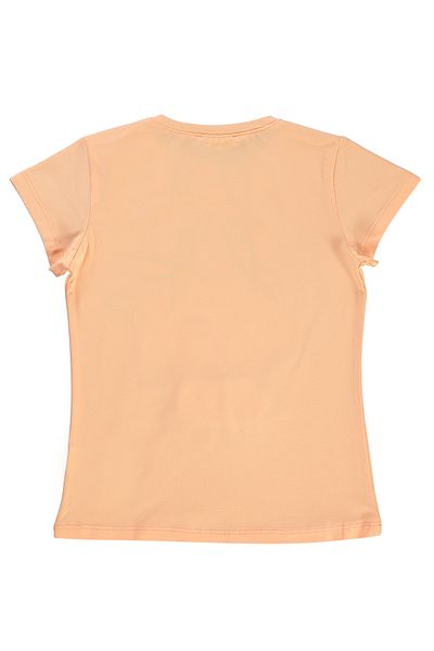 Civil Girls T-Shirt für Mädchen, 6–9 Jahre, weicher Pfirsich