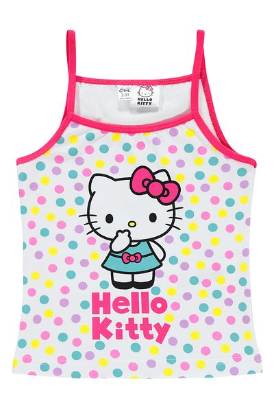 Hello Kitty Girl's 2-Piece Athlete Set 2-10 Years White