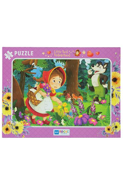 Blue Focus Focus Games - Red Girl Puzzle with 72 Colorful Headpieces