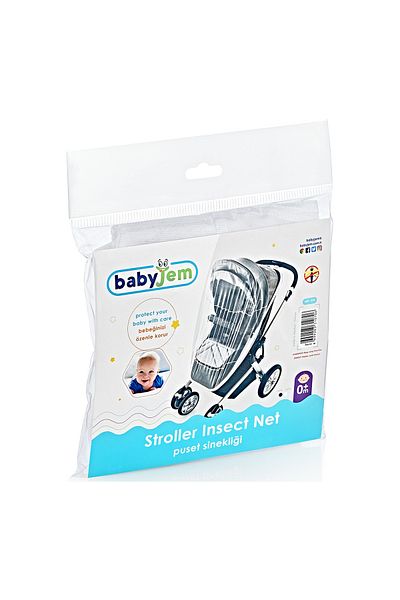 Babyjem White Stroller Fly Screen