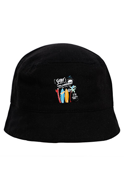 Kitti قبعة فيدورا للأولاد 2-5 سنوات باللون الأسود