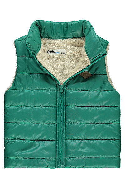Civil Boys Boy's Vest 2-5 Years Pine Green