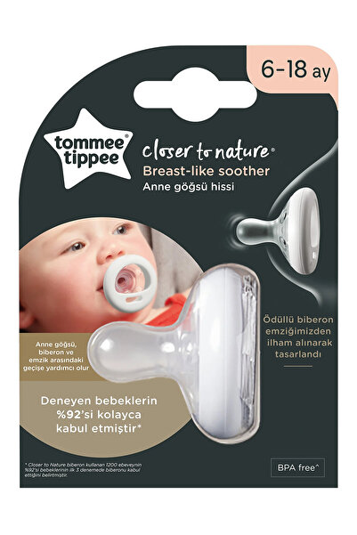 tommee tippee Breastlike Emzik 6-18 Ay Beyaz