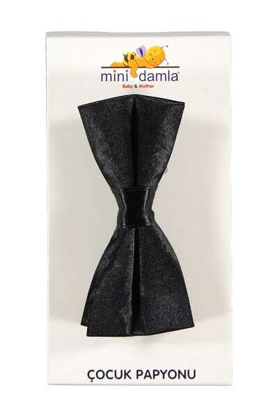 Minidamla 2-10 Years Old Boy Black Bow Tie