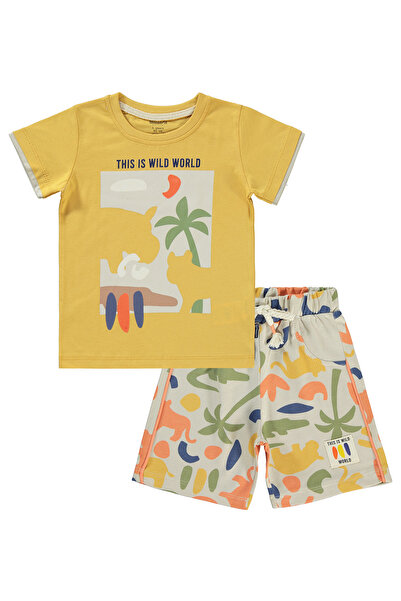 Miniworld Erkek Çocuk Takım 3-6 Yaş Hardal