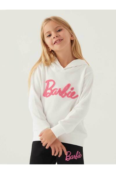 Barbie Дівчачий світшот з капюшоном - 3-7 років