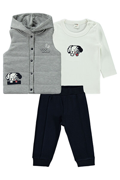 Civil Baby Baby Boy 3 részes készlet 6-18 hónapos sötétkék