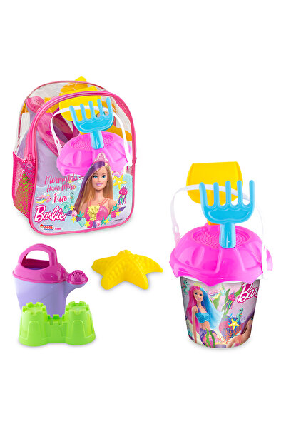 Barbie مجموعة دلو مع حقيبة 18 شهرًا