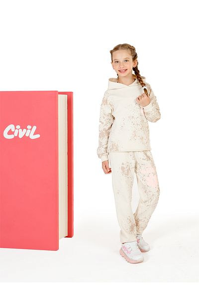 Civil Girls 6-9 Years Old Girl's Sweatshirt - Elephant