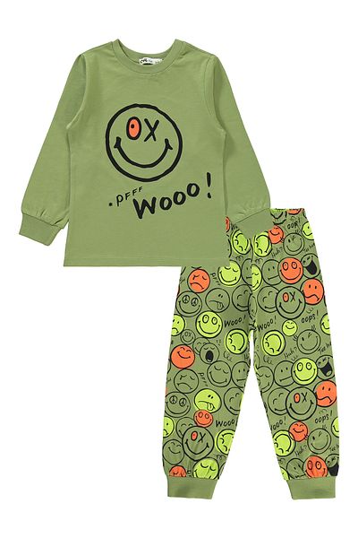 Civil Boys Boy's Pajama Set 2-5 Years Khaki