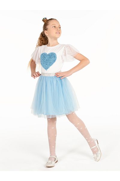 Civil Girls 4-9 Years Old Girl's Blue Skirt